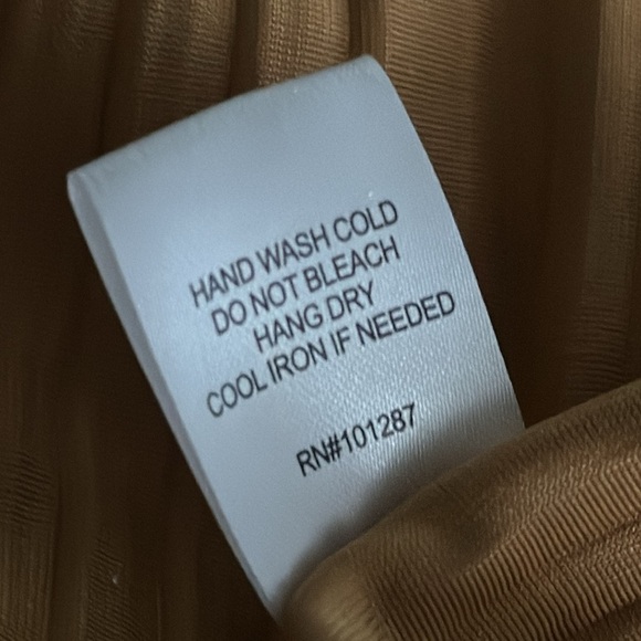 ALEXIA ADMOR Veronica Gold Pleated Velvet Midi Dress‎ size S Wedding Party Event - Picture 10 of 11